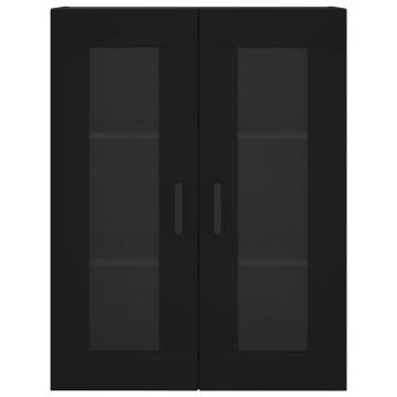 Elegant Black Highboard - 69.5x34x180 cm | HipoMarket