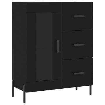 Elegant Black Highboard - 69.5x34x180 cm | HipoMarket