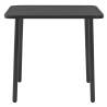 Dark Grey Garden Table - 80x80 cm Steel | HipoMarket