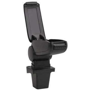 Car Armrest Black - Stylish & Adjustable Storage Solution