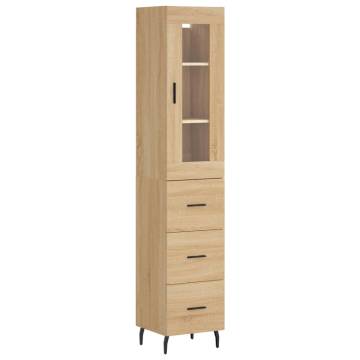 Highboard Sonoma Oak - Stylish Engineered Wood Furniture