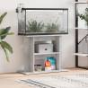 Aquarium Stand Concrete Grey 80x35x60 cm Engineered Wood Colour concrete grey Size 80 x 35 x 60 cm 