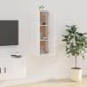 High Gloss White Wall Mounted TV Cabinet | 40x34.5x100 cm