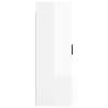 High Gloss White Wall Mounted TV Cabinet | 40x34.5x100 cm