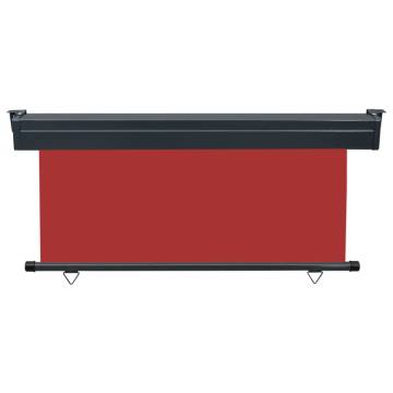 Stylish Balcony Side Awning 160x250 cm in Red - HipoMarket