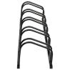 Bike Rack for 5 Bikes - Durable Black Steel Storage Solution