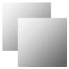 Wall Mirrors 2 pcs 50x50 cm Square Glass Size 50 x 50 cm Quantity in Package 2 Model without led 