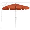 Beach Umbrella Terracotta 200x125 cm - UV Protection