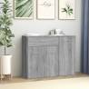 Sideboard Grey Sonoma 88x30x70 cm Engineered Wood Colour grey sonoma Quantity in Package 1 