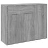 Sideboard Grey Sonoma - 88x30x70 cm Engineered Wood | Hipo Market