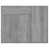 Sideboard Grey Sonoma - 88x30x70 cm Engineered Wood | Hipo Market