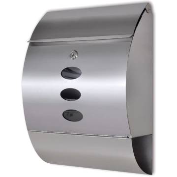 Stainless Steel Mailbox - Modern & Durable Design