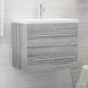 Sink Cabinet Grey Sonoma 60x38.5x48 cm Engineered Wood Colour grey sonoma Size 60 x 38.5 x 48 cm Number of 1 Number of Pieces 