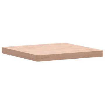 Square Solid Wood Beech Table Top - 50x50x4 cm | HipoMarket