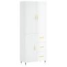 Highboard High Gloss White - Stylish Storage Solution