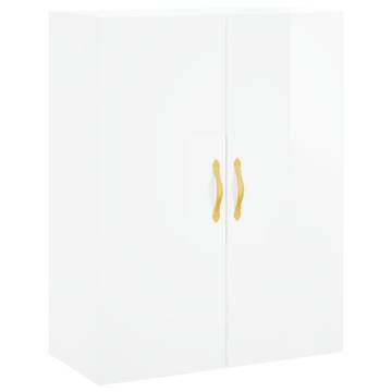 Highboard High Gloss White - Stylish Storage Solution