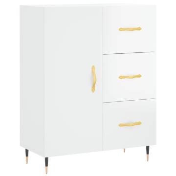 Highboard High Gloss White - Stylish Storage Solution