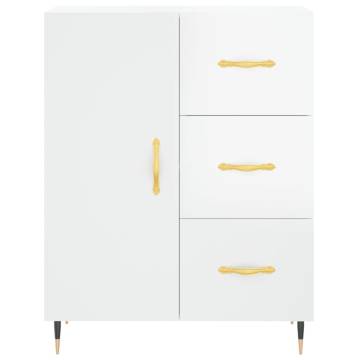 Highboard High Gloss White - Stylish Storage Solution