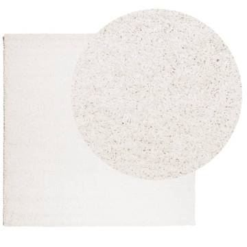 Shaggy Rug High Pile Modern Cream 200x200 cm - Soft & Cozy