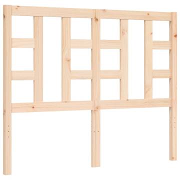 Solid Wood Bed Frame with Headboard 120x200 cm | Hipomarket