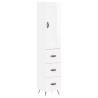 Stylish Highboard High Gloss White | Durable Engineered Wood