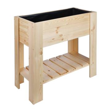 HI Raised Bed 92x41x80 cm Pine Wood - Eco-Friendly Gardening