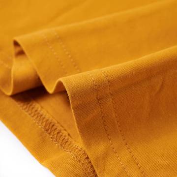 Kids' Long Sleeve T-shirt in Ochre - Size 140 | HipoMarket