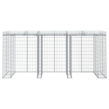 Gabion Wall for Garbage Bin - Durable Galvanised Iron Design