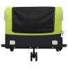 Bike Trailer Black & Green - 45 kg Iron Cargo Trailer