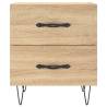 Stylish Sonoma Oak Bedside Cabinets - 2 pcs Set