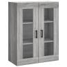 Highboard Grey Sonoma 69.5x34x180 cm - Stylish Storage Solution