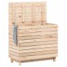 Solid Wood Pine Laundry Basket - 88.5x44x76 cm