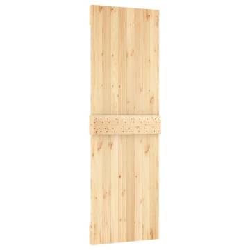 NARVIK 70x210 cm Solid Pine Wood Door - Stylish & Secure