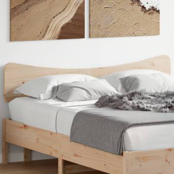 Stylish 140 cm Solid Wood Pine Headboard for Your Bedroom