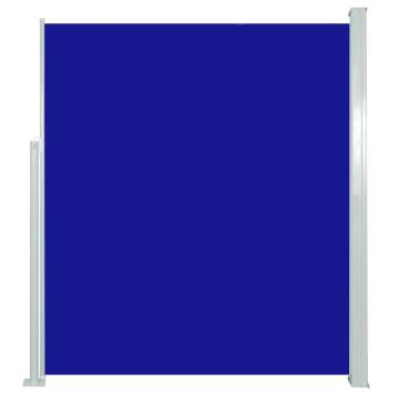 Retractable Side Awning 160x500 cm Blue | Hipomarket