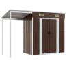 Garden Shed with Extended Roof - Durable Steel Storage Solution