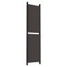 6-Panel Brown Room Divider - Privacy & Versatile Design