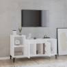 High Gloss White TV Cabinet - Modern Design & Ample Storage