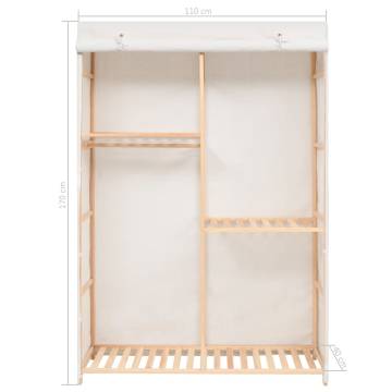 3-Tier Clothes Wardrobe - Functional & Stylish Storage Solution