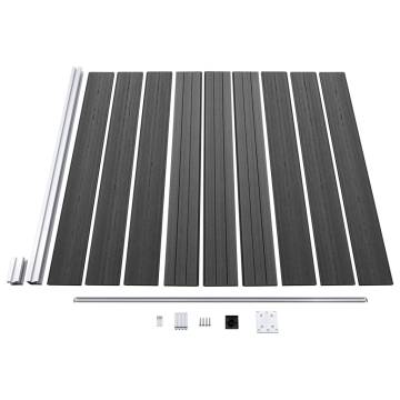 Durable WPC Fence Panel Set 1484x | Privacy & Security