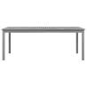 Garden Table Grey 200x100 cm - Solid Wood Acacia