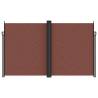 Retractable Side Awning Brown 200x600 cm - Private Oasis