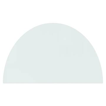 Half Round Fireplace Glass Plate 1000x600mm - HipoMarket