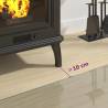 Half Round Fireplace Glass Plate 1000x600mm - HipoMarket