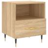 Sonoma Oak Bedside Cabinets - 2 pcs | Stylish & Durable Storage