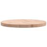 Table Top Ø60x4 cm Round Solid Beech Wood - HipoMarket