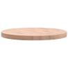 Table Top Ø60x4 cm Round Solid Beech Wood - HipoMarket