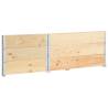 Raised Beds 3 pcs 80x120 cm Solid Pine Wood - Hipomarket