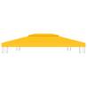 2-Tier Gazebo Top Cover 4x3m - Durable Yellow Canopy