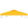 2-Tier Gazebo Top Cover 4x3m - Durable Yellow Canopy